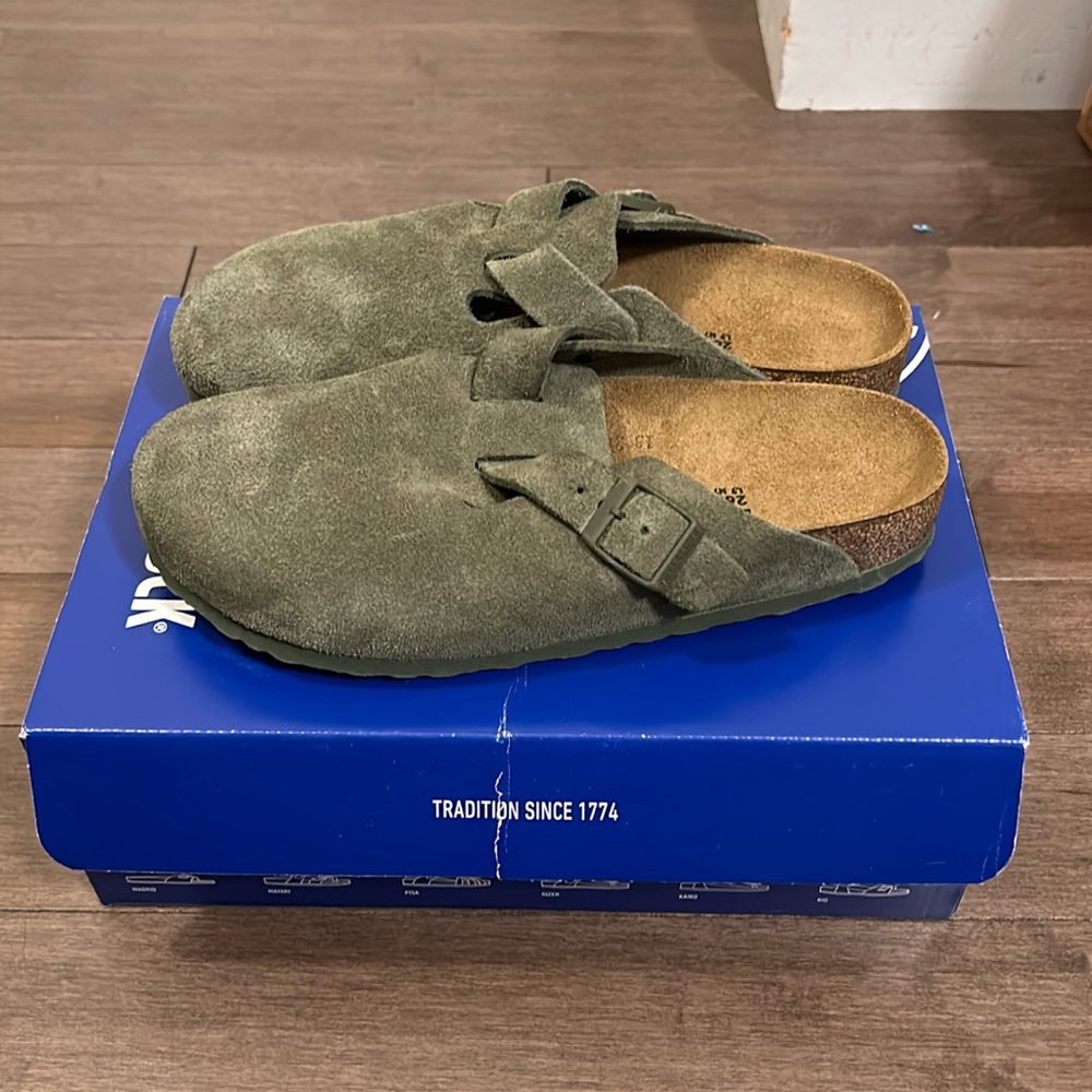 Green Boston Birkenstock